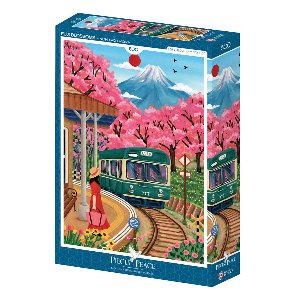 Fudzsi virágzásban Pieces & Peace 500 darabos kirakó puzzle (PaP-00283) - puzzlegarden