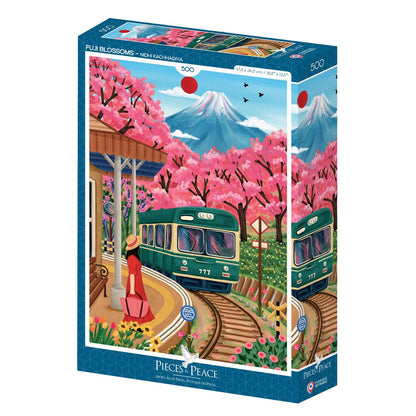 Fudzsi virágzásban Pieces & Peace 500 darabos kirakó puzzle (PaP-00283) - puzzlegarden