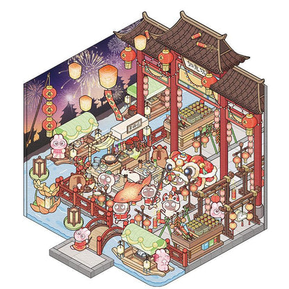 Fuman piac - matricajelenet Simno 1 darabos kirakó puzzle (SN-6941776321118) - puzzlegarden