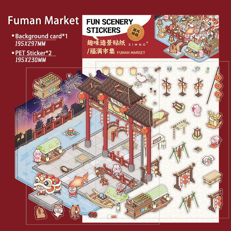 Fuman piac - matricajelenet Simno 1 darabos kirakó puzzle (SN-6941776321118) - puzzlegarden