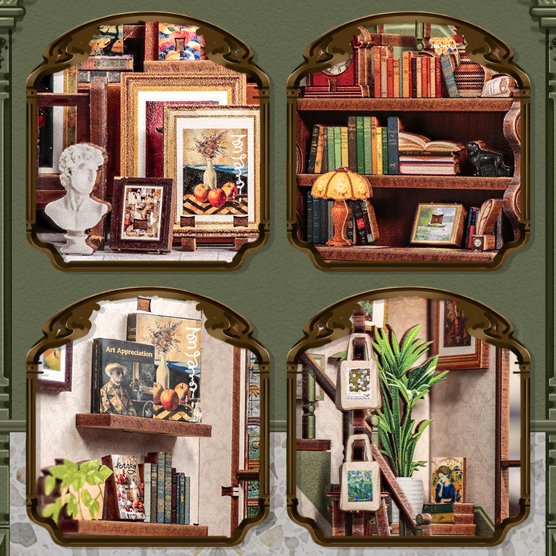 Galéria könyvesház CuteBee 246 darabos kirakó puzzle (CB-CWGC214) - puzzlegarden