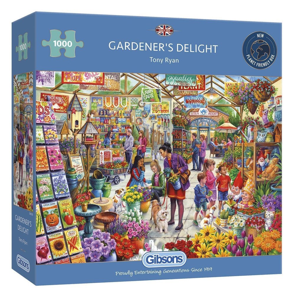 Gardener's Delight Gibsons 1000 darabos kirakó puzzle (G - G6305 5012269063059) - puzzlegarden