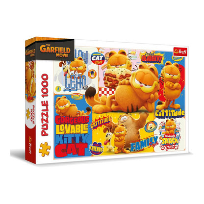 Garfield kalandjai Trefl 1000 darabos kirakó puzzle (TR-10935) - puzzlegarden