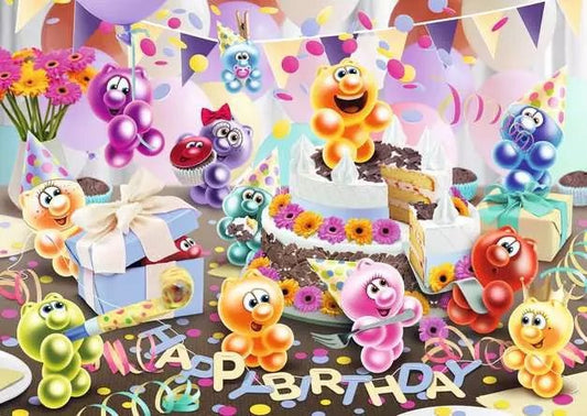 Gelini – Születésnapi buli Ravensburger 1000 darabos kirakó puzzle (RA-12001770) - puzzlegarden