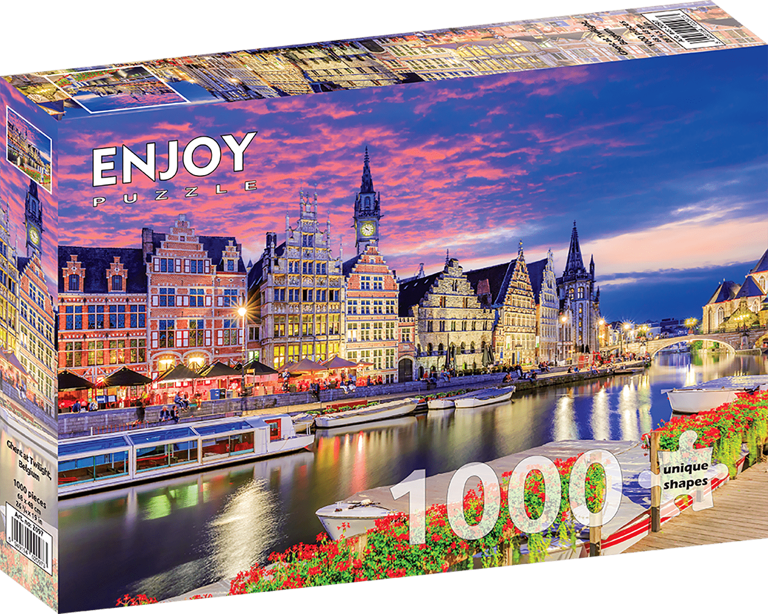 Gent Alkonyatkor, Belgium ENJOY 1000 darabos kirakó puzzle (EN-2097 5949194020973) - puzzlegarden