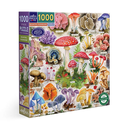 Gombabőség Eeboo 1000 darabos kirakó puzzle (EB-EPZT501) - puzzlegarden