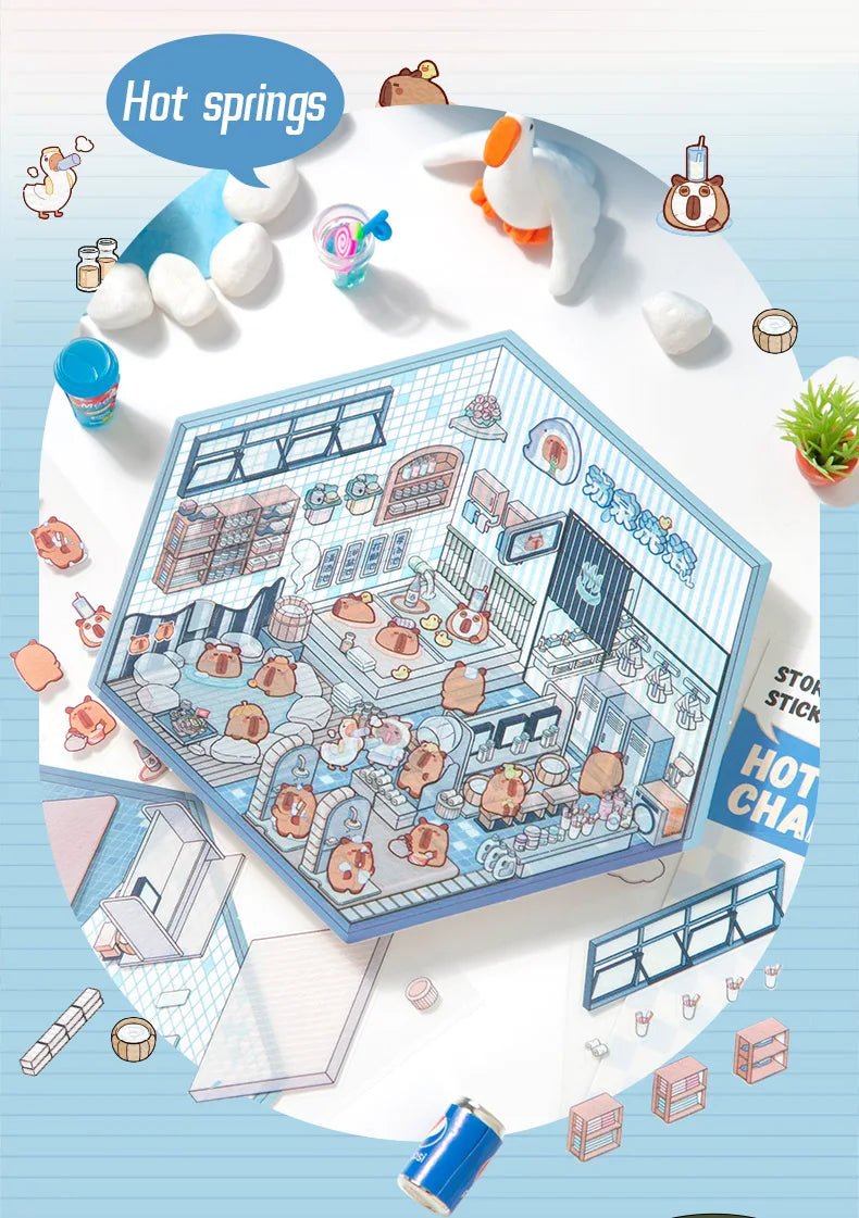 Gyógyforrások - matricajelenet Simno 1 darabos kirakó puzzle (SN-6941776318255) - puzzlegarden