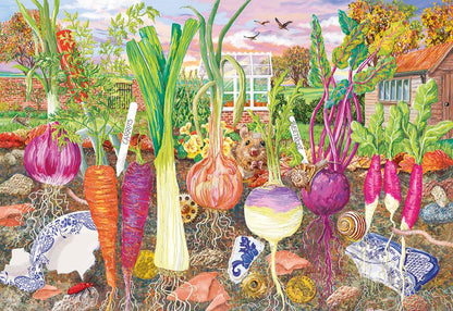 Gyökerek és hajtások - 4x500 Gibsons 500 darabos kirakó puzzle (G-G5066) - puzzlegarden