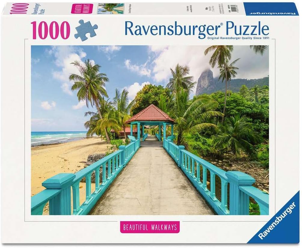 Gyönyörű Gyalogutak - Színes híd, Malajzia Ravensburger 1000 darabos kirakó puzzle (RA-12001766) - puzzlegarden