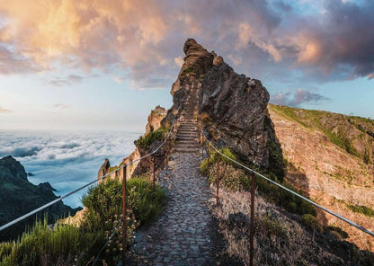 Gyönyörű Gyalogutak - Út a mennybe, Madeira Ravensburger 1000 darabos kirakó puzzle (RA-12001765) - puzzlegarden