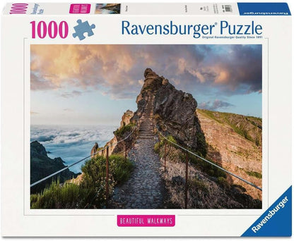 Gyönyörű Gyalogutak - Út a mennybe, Madeira Ravensburger 1000 darabos kirakó puzzle (RA-12001765) - puzzlegarden