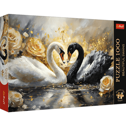 Gyönyörű hattyúk Trefl 1000 darabos kirakó puzzle (TR-99276) - puzzlegarden