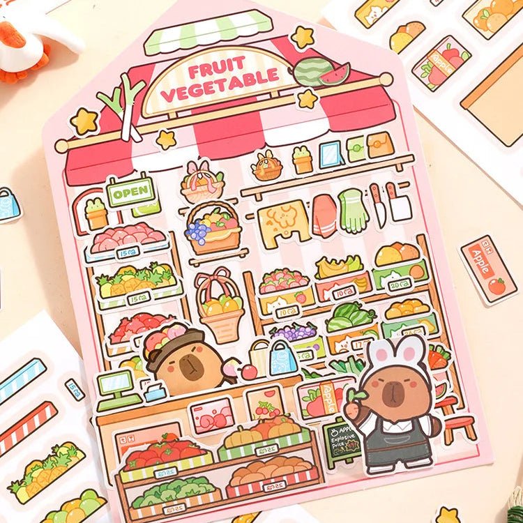 Gyümölcsbolt - matricajelenet Simno 1 darabos kirakó puzzle (SN-6941776321187) - puzzlegarden