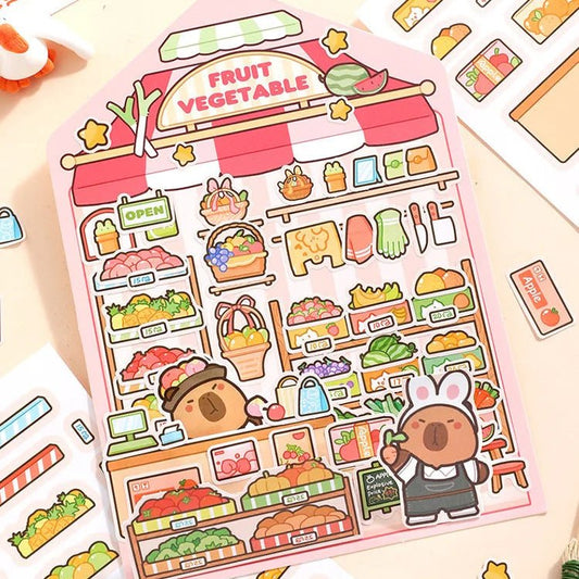 Gyümölcsbolt - matricajelenet Simno 1 darabos kirakó puzzle (SN-6941776321187) - puzzlegarden