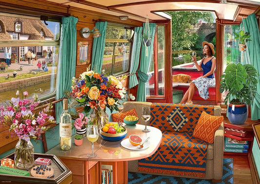 Hajó a folyón Ravensburger 1000 darabos kirakó puzzle (RA-12001723) - puzzlegarden