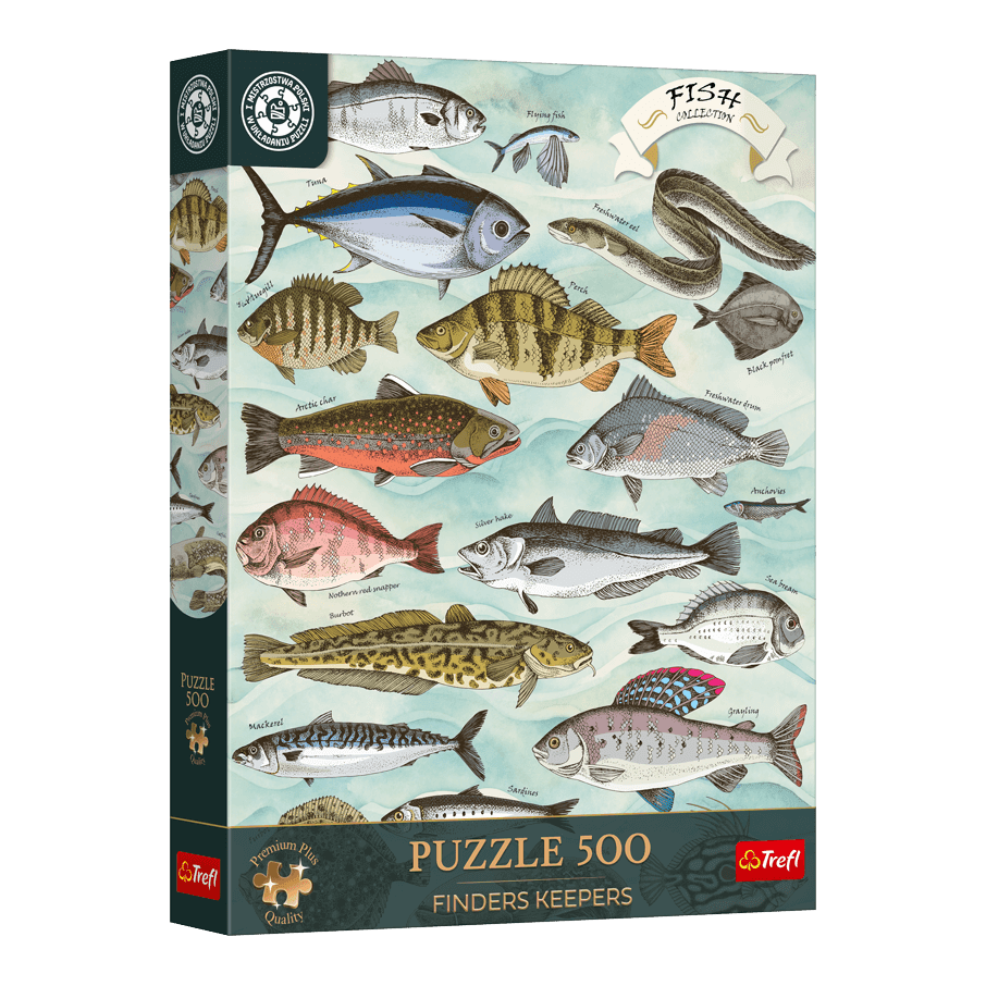 Halak Trefl 500 darabos kirakó puzzle (TR-37609) - puzzlegarden