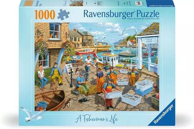 Halászfalu Ravensburger 1000 darabos kirakó puzzle (RA-12000161) - puzzlegarden