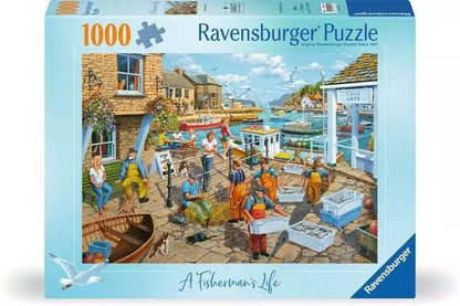 Halászfalu Ravensburger 1000 darabos kirakó puzzle (RA-12000161) - puzzlegarden