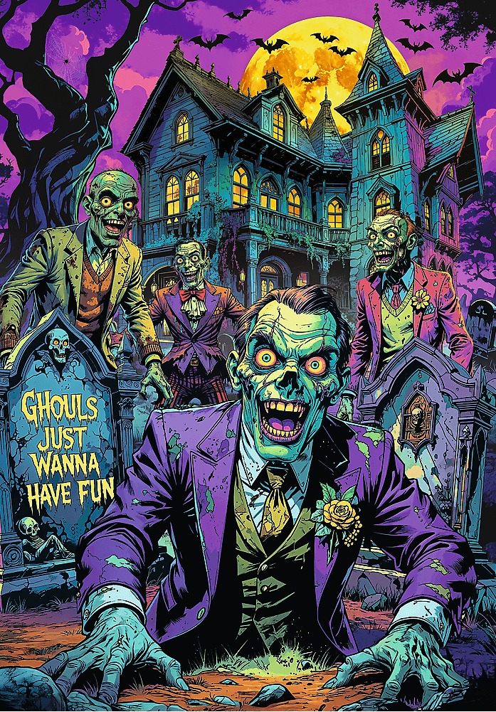 Hall of Horror: Zombi Trefl 1000 darabos kirakó puzzle (TR-12132) - puzzlegarden