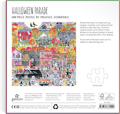 Halloween felvonulás Galison 500 darabos kirakó puzzle (GA - 9780735382220 9780735382220) - puzzlegarden