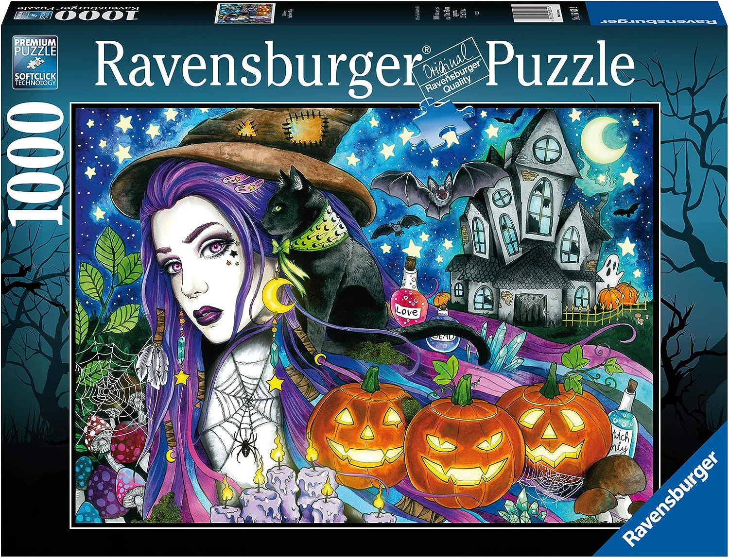 Halloween Ravensburger 1000 darabos kirakó puzzle (RA-16871 4005556168712) - puzzlegarden