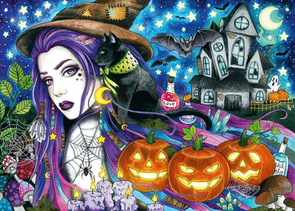 Halloween Ravensburger 1000 darabos kirakó puzzle (RA-16871 4005556168712) - puzzlegarden