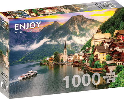 Hallstatt Alkonyatkor, Ausztria ENJOY 1000 darabos kirakó puzzle (EN-2089 5949194020898) - puzzlegarden