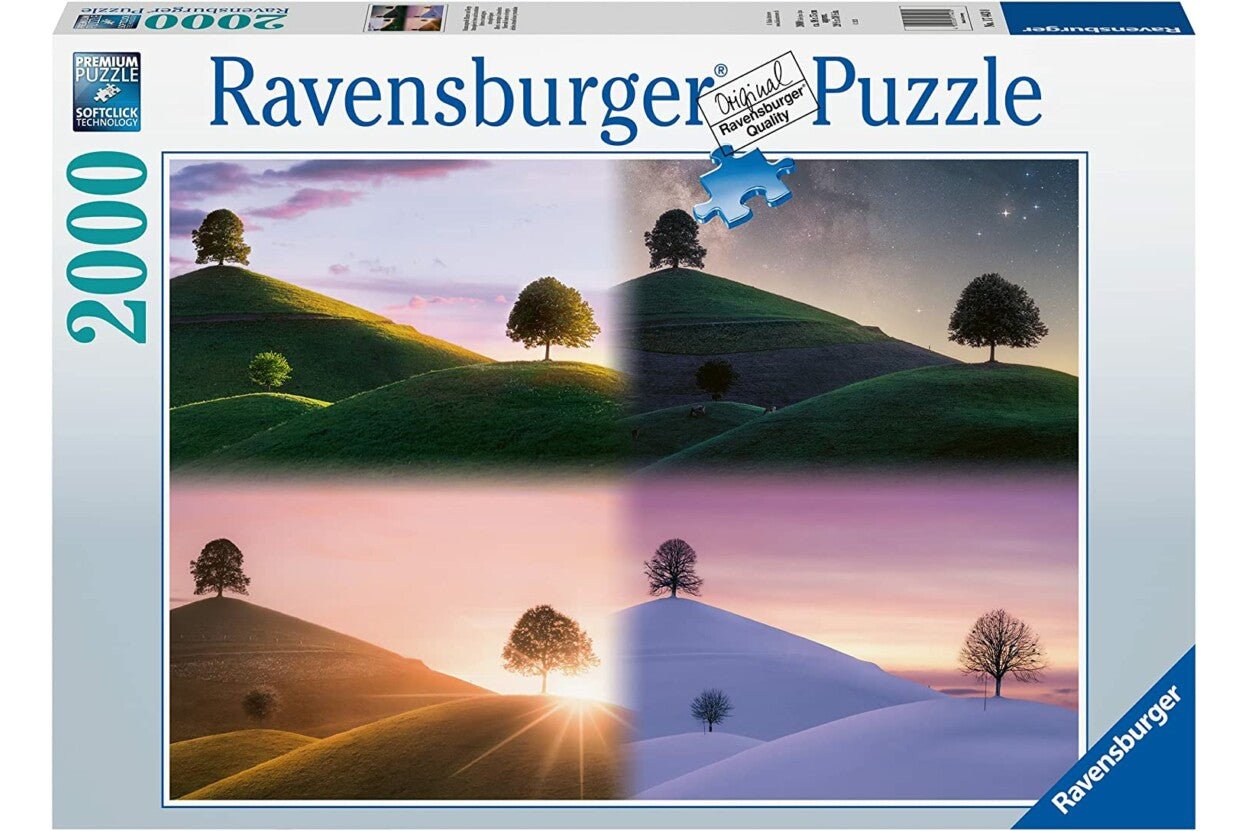 Hangulatos Fák és Hegyek Ravensburger 2000 darabos kirakó puzzle (RA-17443 4005556174430) - puzzlegarden