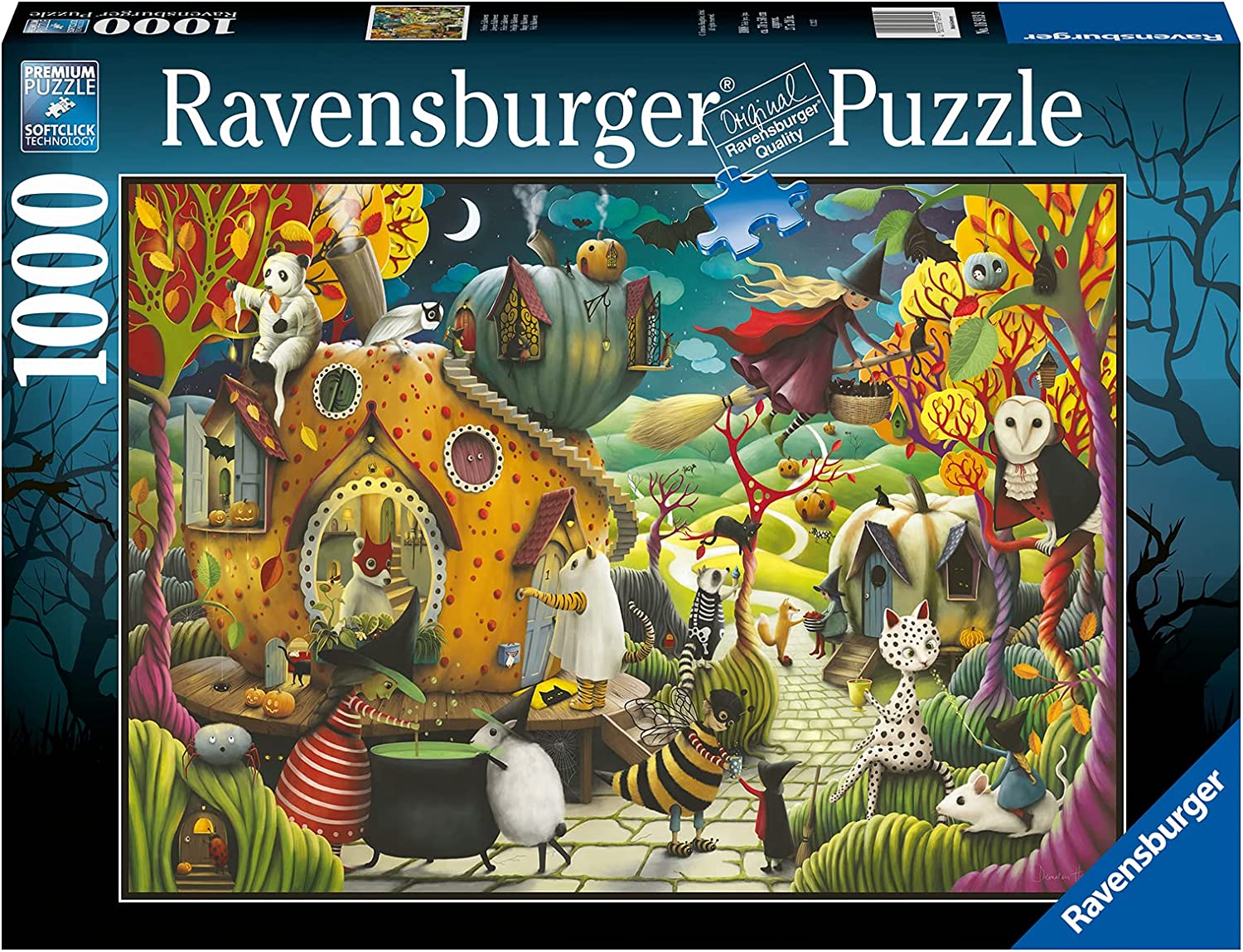 Happy Halloween Ravensburger 1000 darabos kirakó puzzle (RA-16913 4005556169139) - puzzlegarden