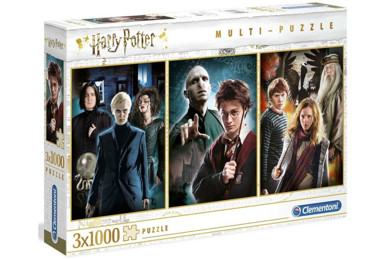 Harry Potter 3x1000 darabos kollekció Clementoni 3x1000 darabos kirakó puzzle (CL-61884 8005125618842) - puzzlegarden