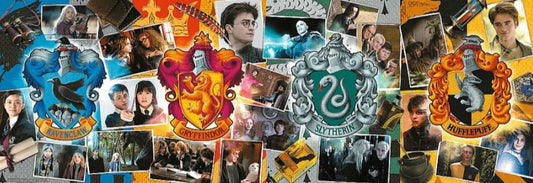 Harry Potter - A négy Roxforti ház - Panoráma Trefl 1000 darabos kirakó puzzle (TR-29051 5900511290516) - puzzlegarden