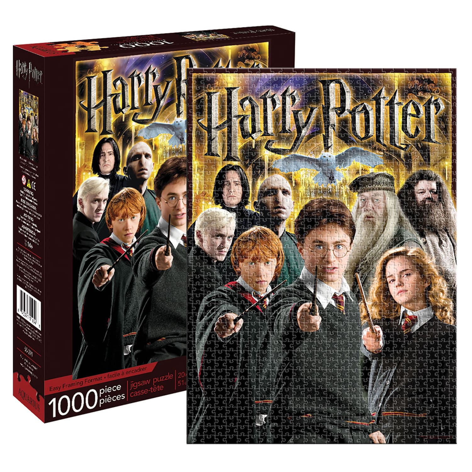 Harry Potter Kollázs Aquarius 1000 darabos kirakó puzzle (AQ-65291 840391114548) - puzzlegarden