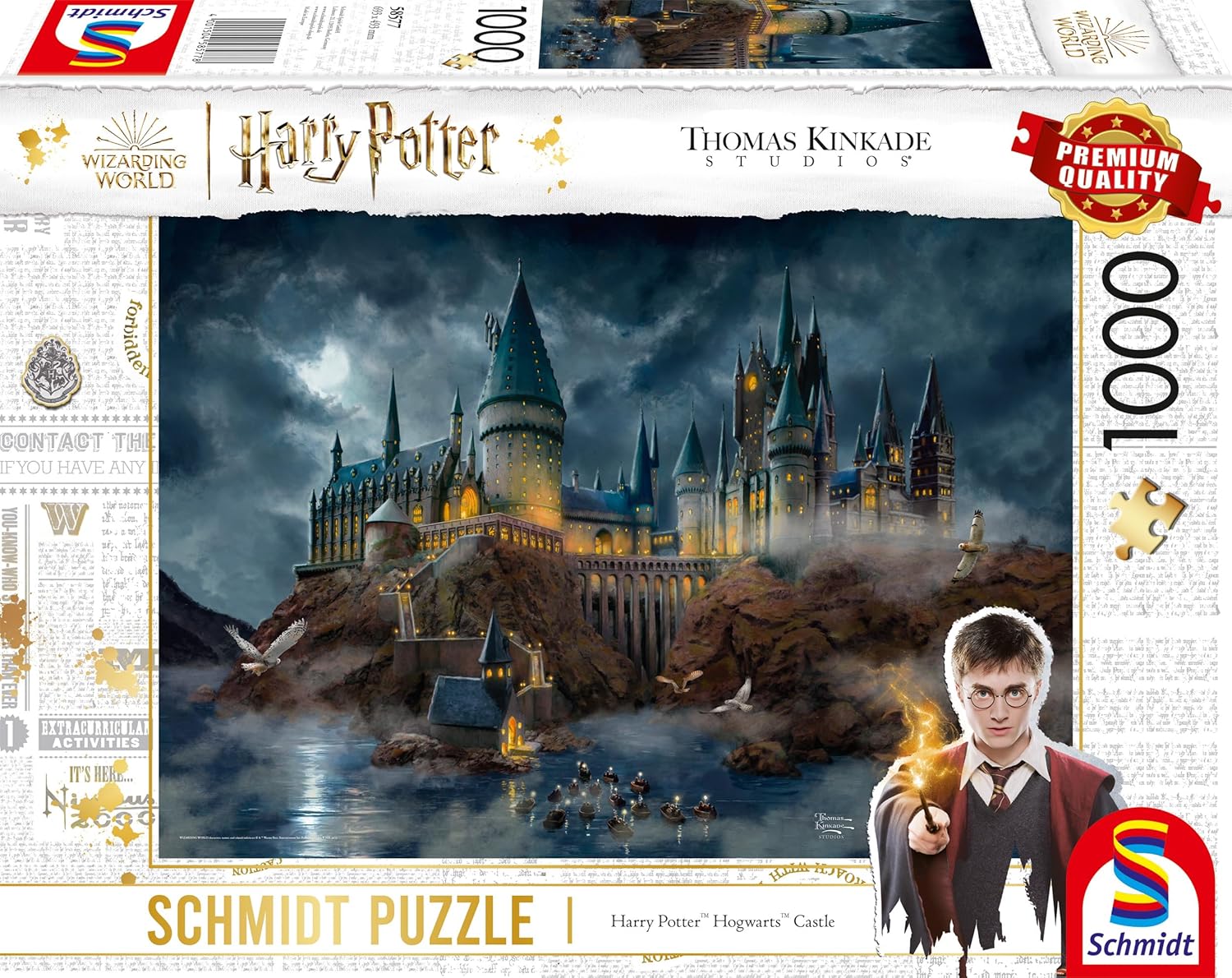 Harry Potter – Roxfort kastély Schmidt Spiele 1000 darabos kirakó puzzle (SCH - 58577) - puzzlegarden