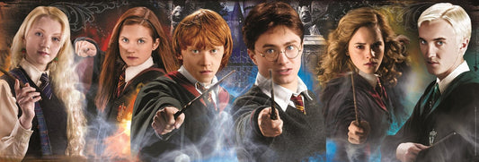 Harry Potter Szereplők - panoráma Clementoni 1000 darabos kirakó puzzle (CL-39639 8005125396399) - puzzlegarden