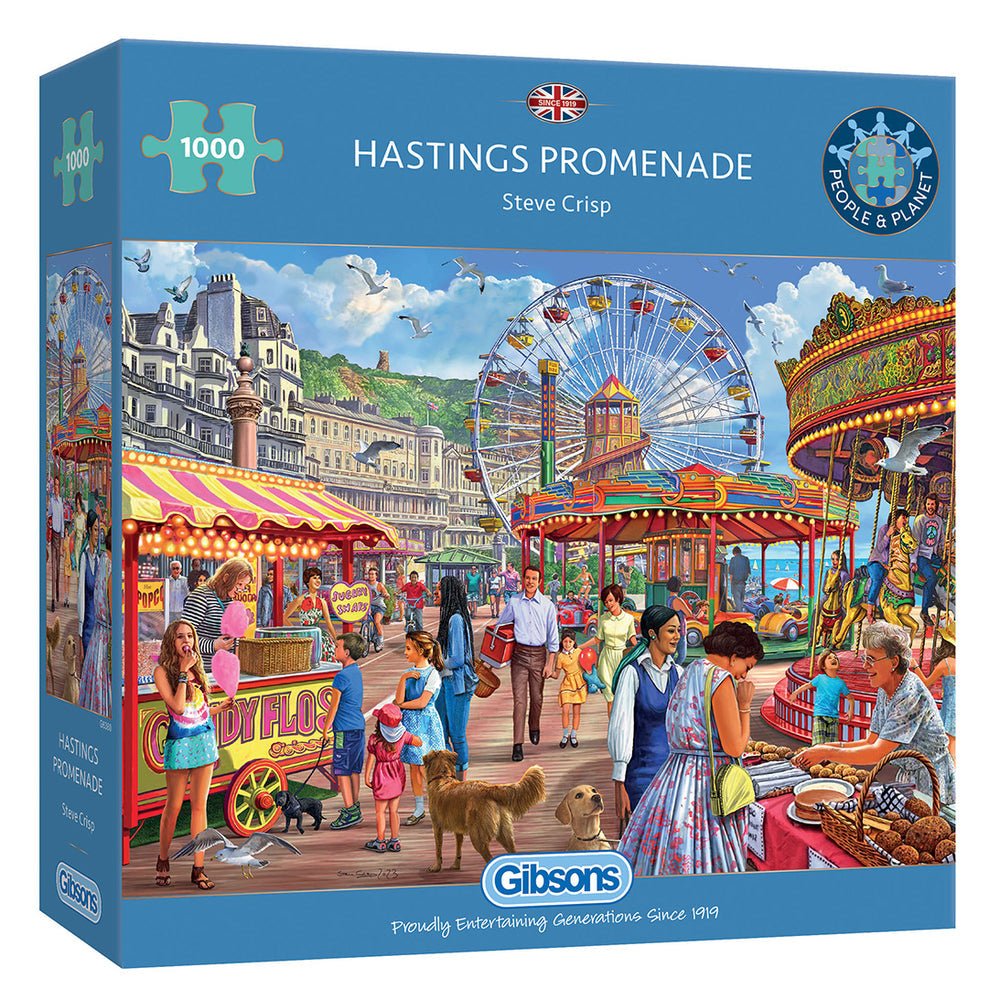 Hastings Promenade Gibsons 1000 darabos kirakó puzzle (G - G6380 5012269063806) - puzzlegarden