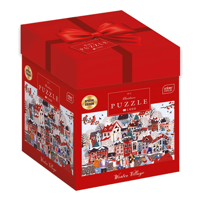 Havas karácsonyi falu Interdruk 1000 darabos kirakó puzzle (ID-5902277396051) - puzzlegarden