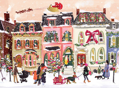 Havazás a főutcán - aranyfóliás Galison 1000 darabos kirakó puzzle (GA-9780735385610) - puzzlegarden