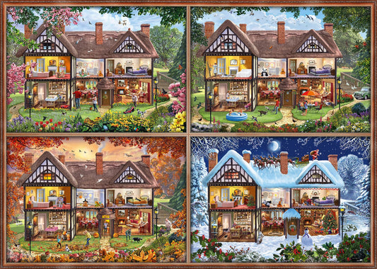 Ház a Négy Évszakban Schmidt 2000 darabos kirakó puzzle (SCH-58345 4001504583453) - puzzlegarden