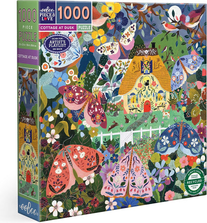 Házikó alkonyatkor Eeboo 1000 darabos kirakó puzzle (EB-PZT511) - puzzlegarden