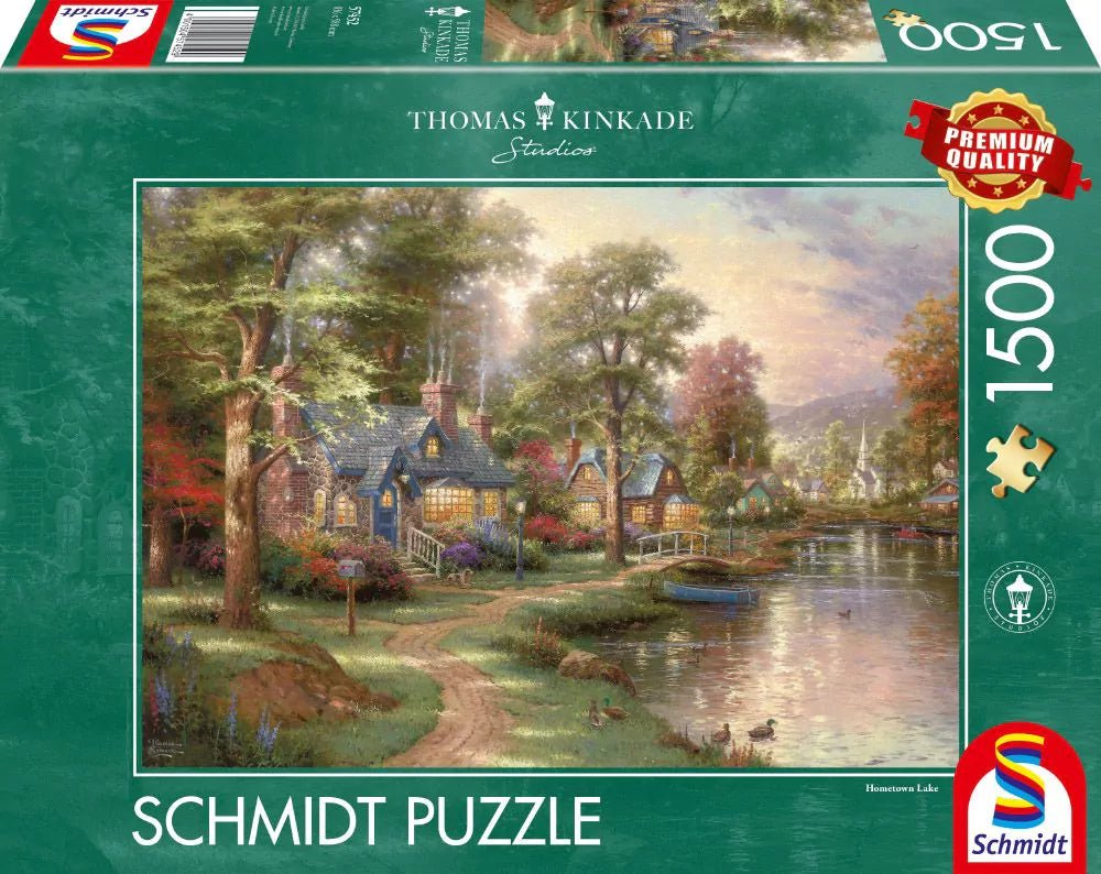 Házikók a tó mellett Schmidt 1500 darabos kirakó puzzle (SCH-57452 4001504574529) - puzzlegarden