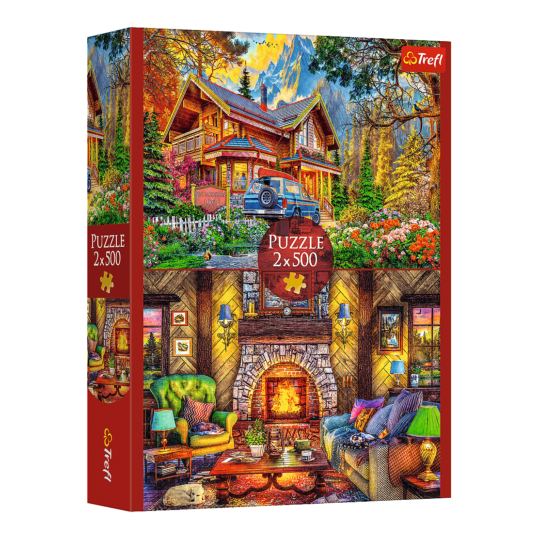 Hegyi túra – 2x500 Trefl 500 darabos kirakó puzzle (TR-37534) - puzzlegarden