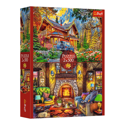 Hegyi túra – 2x500 Trefl 500 darabos kirakó puzzle (TR-37534) - puzzlegarden