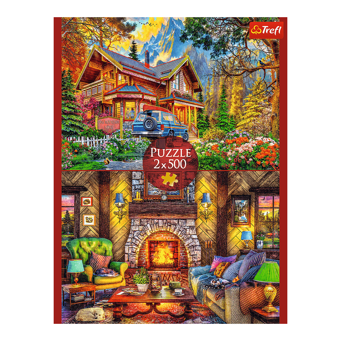 Hegyi túra – 2x500 Trefl 500 darabos kirakó puzzle (TR-37534) - puzzlegarden