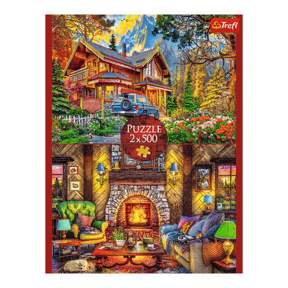 Hegyi túra – 2x500 Trefl 500 darabos kirakó puzzle (TR-37534) - puzzlegarden