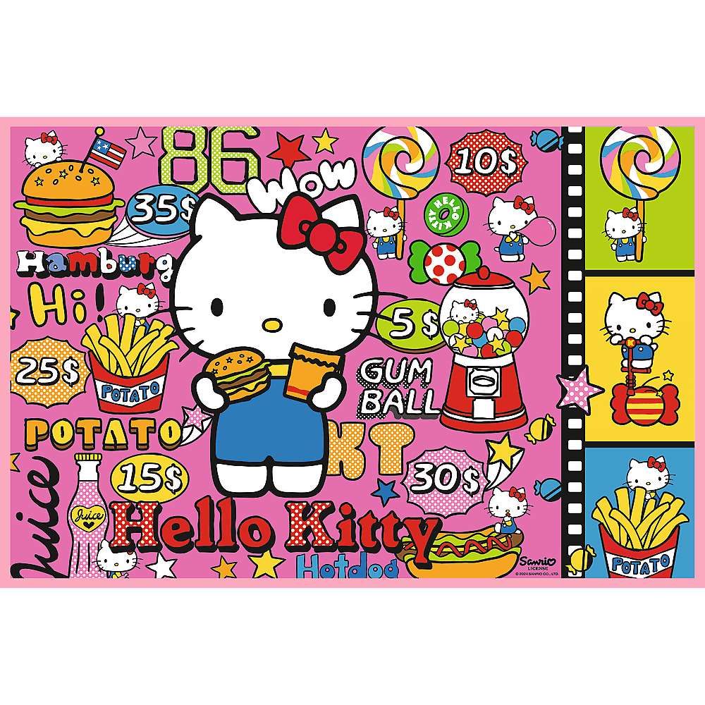 Hello Kitty és barátai - 2x200 Trefl 200 darabos kirakó puzzle (TR-13336) - puzzlegarden