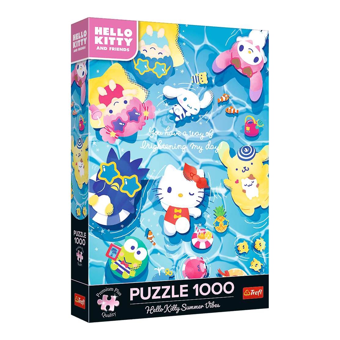 Hello Kitty nyári hangulatban Trefl 1000 darabos kirakó puzzle (TR-12067) - puzzlegarden