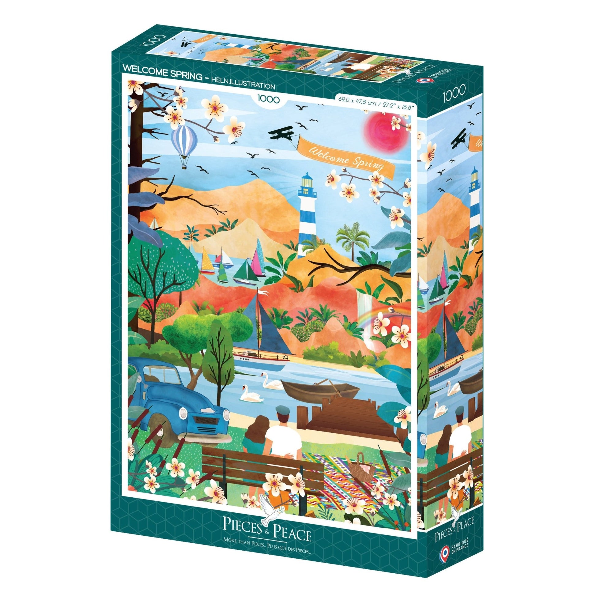 Helló, tavasz! Pieces & Peace 1000 darabos kirakó puzzle (PaP-00181) - puzzlegarden