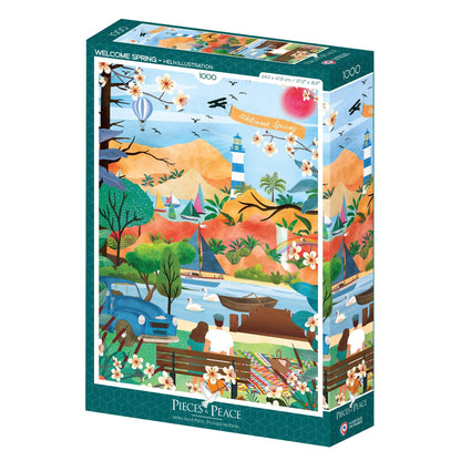Helló, tavasz! Pieces & Peace 1000 darabos kirakó puzzle (PaP-00181) - puzzlegarden