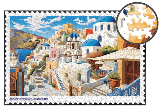 Helló utazó – Szantorini Milliwood 501 darabos kirakó puzzle (MW - 5077) - puzzlegarden