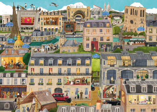 Hemingway Párizsa Laurence King 1000 darabos kirakó puzzle (LK-9780500421482) - puzzlegarden